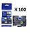 Kit 100 Fitas Compatível Brother Tze-531 Azul 12mm - Imagem 1