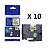 Kit 10 Fitas Flexível Compatível Tze-FX631 Amarela 12mm - Imagem 1