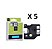 Kit 5 Fitas Compatível Dymo D1 45013 Branca Letra Preta 12mm - Imagem 1