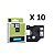 Kit 10 Fitas Compatível Dymo D1 45013 Branca 12mm - Imagem 1