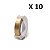 Kit 10 Fitas Vinil Compatível Dymo 3DCG25 Champagne 9mm - Imagem 1