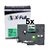 Kit 5 Fitas Compatível Brother Tze 731 Verde 12mm - Imagem 1