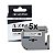 Kit 5 Fitas Compatível Brother M-K931 Prata Letra Preta 12mm - Imagem 1