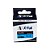Kit 5 Fitas Compatível Dymo Letratag 91205 Azul Preta 12mm - Imagem 7