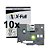Kit 10 Fitas Compatível Brother Tze 131 Incolor 12mm - Imagem 1