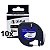 Kit 10 Fitas Plástica Compatível Letratag 91201 Branca 12mm - Imagem 1