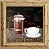 Gravura Coleção Café Cappuccino 24,5 x 24,5 cm - Imagem 2