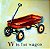 Gravura Infantil W Is For Wagon 30 x 30 cm - Imagem 1