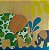 Gravura Infantil Elefantes 30 x 30 cm - Imagem 1