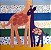 Gravura Infantil Girafas 30 x 30 cm - Imagem 1