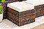 Puff 45x45 em Fibra Sintética para Área Externa – Altura 43cm - Imagem 1