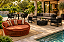 Kit Área Externa Premium 10 Peças com 1 Mesa Redonda 100 com 4 Poltronas Garden, 1 Sofá VIP 3 Lugares, 2 Poltronas VIP, 1 Mesa de Centro Champanheira e 1 Chaise Summer 170cm - Imagem 1