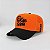 BONÉ TRUCKER ORANGE AND BLACK TELA / LASER - Imagem 1
