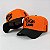 BONÉ TRUCKER ORANGE AND BLACK TELA / LASER - Imagem 2