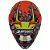 Capacete 3 Sport Stones Laranja Fosco Com Verde Bieffe - Imagem 4