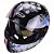 Capacete Peels Moto Icon Revel Preto com Branco - Imagem 3