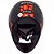 Capacete Bieffe 3 Sport Stones Preto Chumbo Brilhante Com Vermelho Exclusivo - Imagem 8