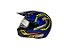 Capacete Bieffe 3 Sport Stones Azul Com Amarelo Exclusivo - Imagem 1