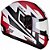 Capacete Peels Spike Veloce Vermelho Com branco - Imagem 2