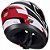 Capacete Peels Spike Veloce Vermelho Com branco - Imagem 4