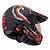 Capacete Bieffe 3 Sport Stones Preto Chumbo Fosco Com Vermelho - Imagem 6