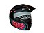 Capacete Walls Preto Chumbo Fosco Color Bieffe Exclusivo - Imagem 7