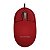 Mouse Classic Box Óptico 1200 dpi Full Vermelho USB MO303 - Imagem 1