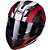 Capacete Peels Icon Dash Vermelho Fosco com Branco - Imagem 3