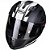 Capacete Peels Icon Dash Preto Chumbo Fosco com Branco - Imagem 3