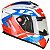 Capacete Bieffe B12 Bitwelve Branco com Vermelho - Imagem 3