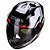 Capacete Bieffe B-40 Crown Preto com Vermelho - Imagem 3