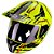 Capacete Bieffe 3 Sport Drax Amarelo Limão Laranja - Imagem 3