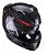 Capacete Peels Icon Fast Preto Fosco Com Vermelho - Imagem 4