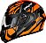 Capacete Peels U-RB2 Dynamic Preto Fosco com Laranja - Imagem 2