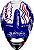 Capacete Bieffe 3 Sport Big Push Branco Fosco com Azul - Imagem 4