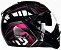 Capacete Mirage Midnight Peells Preto com Rosa - Imagem 1