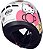 Capacete Peels Spike Hello Kitty Ribbon Branco Com Rosa - Imagem 3