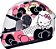 Capacete Peels Spike Hello Kitty Ribbon Branco Com Rosa - Imagem 2