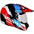 Capacete Fechado Moto Bieffe 3 Sport Adventure Preto com Azul - Imagem 1