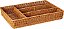 Porta Talher Horizontal Claro Em Rattan Mimo Style 25x35x6cm - Imagem 3