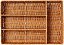 Porta Talher Horizontal Claro Em Rattan Mimo Style 25x35x6cm - Imagem 2