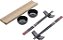 Conjunto Para Sushi 8 Peças Em Bambu e Ceramica Com Esteira - Imagem 1
