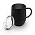 Caneca Termica Parede Dupla em Inox 350ml com Tampa Conserva Temperatura - Imagem 1