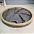 Cesto de Roupas Redondo em Bambu Grey 40cm - Mimo Style Multiuso - Imagem 2