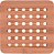 Kit 4 Descanso De Panela Quadrado Bambu Bm19139 15x15cm - Imagem 2