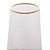 Conjunto 2 Taças De Cristal Para Champanhe Com Borda Dourada Taj Wolff Transparente - Imagem 4