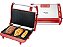 Grill & Sanduicheira 2 Em 1 Panini 850w Vermelho Chef Lenoxx 127V - Imagem 4