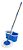 Mop Rotatório Inox Com Cesto Inox E 2 Refis 13 Litros Nobre - Imagem 1
