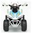 Mini Quadriciclo Moto Elétrica Criança Infantil Bateria 6V Luz Som Bivolt Bw129vm Importway - Imagem 2