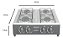 Fogão Cooktop Asiatico A Gás Em Inox 4 Bocas Braslar - Imagem 3